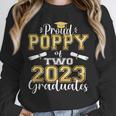 Proud Poppy Of Two 2023 Graduate Class 2023 Graduation Unisex Sweatshirt