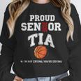 Proud Senior Tia 2026 Graduation Basketball Player Unisex Sweatshirt