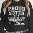 Proud Sister Of A Grad Class Of 2018 Graduation Apparel Unisex Sweatshirt
