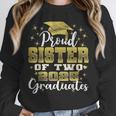 Proud Sister Of Two 2025 Graduates Graduation Family Unisex Sweatshirt