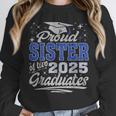 Proud Sister Of Two Class Of 2025 Graduates Twins Graduation Unisex Sweatshirt