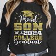 Proud Son Of 2024 College Graduate Family 24 Graduation Unisex Sweatshirt