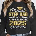Proud Step Dad Of 2025 College Graduate Family 25 Graduation Unisex Sweatshirt