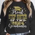 Proud Step Sister Of Two 2024 Graduate Class 2024 Graduation Unisex Sweatshirt