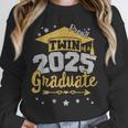 Proud Twin Of a 2025 Graduate Team 25 Senior Graduation Unisex Sweatshirt