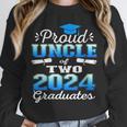 Proud Uncle Of Two 2024 Graduate Class 2024 Graduation Unisex Sweatshirt