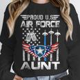 Proud US Air Force Aunt Flag Air Force Graduation Aunt Tee Unisex Sweatshirt