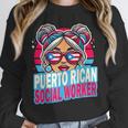 Puerto Rican Latina Social Worker MSW Masters Graduation Unisex Sweatshirt