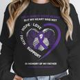 Purple In Memory Of My Dad Pancreatic Cancer Awareness Unisex Sweatshirt Purple In Memory Of My Dad Pancreatic Cancer Awareness Unisex Sweatshirt