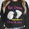 This Queen Mastered It Masters Graduation Class Of 2026 Unisex Sweatshirt
