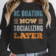 RC Boating Now Minimal Socializing Introvert Vintage Unisex Sweatshirt