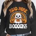 Read More Books Booooks Ghost Pumpkin Cute Teacher Halloween Unisex Sweatshirt