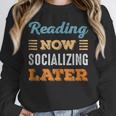 Reading Now Minimal Socializing Introvert Vintage Unisex Sweatshirt Reading Now Minimal Socializing Introvert Vintage Unisex Sweatshirt