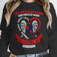 Red CHD Heart Disease Awareness Shirts In Memory Of Godson Unisex Sweatshirt