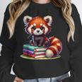 Red Panda Books Lover Reading Bookworm Unisex Sweatshirt