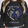 Remembrance Memory Of My Loving Aunt Colon Cancer Awareness Unisex Sweatshirt