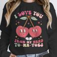 Retro Cherry Love 90s Nostalgia Unisex Sweatshirt