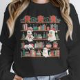 Retro Ghost Reading Book Teacher Librarian Bookish Christmas Unisex Sweatshirt