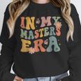 Retro Groovy In My Master's Degree Era Graduation Master Unisex Sweatshirt