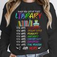 Retro Librarian Book Reader Library Book Reading Unisex Sweatshirt