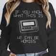 Retro Pager 90s Nostalgia Unisex Sweatshirt