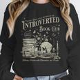 Retro Proud Anti Social Member Of Introverted Book Club Unisex Sweatshirt