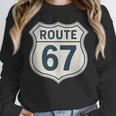 Retro Route 67 Highway Sign Vintage Road Nostalgia Unisex Sweatshirt Retro Route 67 Highway Sign Vintage Road Nostalgia Unisex Sweatshirt