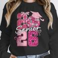 Retro Senior 2026 Coquette Bow Graduation Class Of 2026 Unisex Sweatshirt