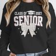 Retro Senior 2027 Girl Coquette Bow Class Of 2027 Graduation Unisex Sweatshirt