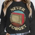 Retro TV Never Forget Nostalgia Vintage Unisex Sweatshirt