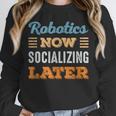Robotics Now Minimal Socializing Introvert Vintage Unisex Sweatshirt Robotics Now Minimal Socializing Introvert Vintage Unisex Sweatshirt