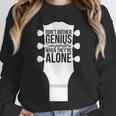 Sarcastic Jokes Genius Songwriters Are Introvert Guitarist Unisex Sweatshirt