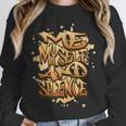Self Care Introvert Relaxation Me Myself And Silence Retro Unisex Sweatshirt