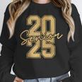 Senior 2025 Class Of 2025 Gold Senior Graduation Unisex Sweatshirt