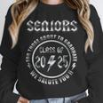 Senior 2025 Classic Rock Graduation We Salute You Unisex Sweatshirt