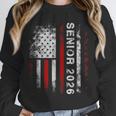 Senior 2026 American Flag Shirt USA Graduation Class Of 2026 Unisex Sweatshirt