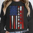 Senior 2026 Baseball American Flag Class Of 2026 Graduation Unisex Sweatshirt
