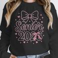 Senior 2026 Class Of 2026 Coquette Pink Bow Graduation Unisex Sweatshirt