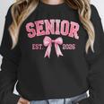 Senior 2026 Coquette Pink Bow Class Of 2026 Graduation Girls Unisex Sweatshirt