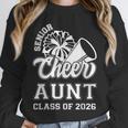 Senior Cheerleader Aunt Cheer Class Of 2026 Graduation Women Unisex Sweatshirt