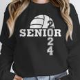 Senior Class Of 2024 Volleyball Seniors School Graduation Unisex Sweatshirt