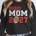 Senior Football Mom 2027 Team Class Of 2027 Graduation Mom Unisex Sweatshirt