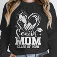 Senior Mom Class Of 2026 Soccer Graduation Heart Unisex Sweatshirt