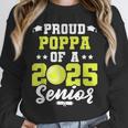 Senior Poppa 2025 Tennis Class Of 2025 Graduation Unisex Sweatshirt