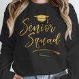 Senior Squad Graduation With Golden Cap Team Unisex Sweatshirt