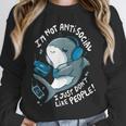 Shark Don’t Like People Antisocial Introvert Unisex Sweatshirt