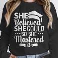 She Believed She Could So She Mastered It Graduation 2023 Unisex Sweatshirt