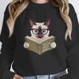 Siamese Cat Reading Book How To Train Your Human Humorous Unisex Sweatshirt Siamese Cat Reading Book How To Train Your Human Humorous Unisex Sweatshirt
