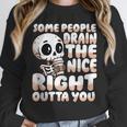 Skeleton Coffee Lover Introvert Unisex Sweatshirt