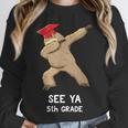 Sloth Dabbing 5th Grade Graduation Shirt Fifth Grade Grad Unisex Sweatshirt